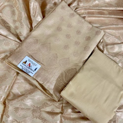 UNSTITCHED BANARASI SALWAR SUIT WITH BANARASI DUPATTA